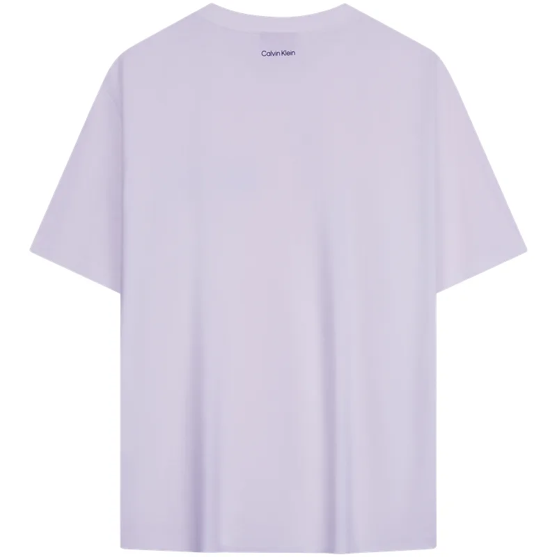 Футболка унисекс с круглым вырезом Calvin Klein, 3OQ-Lavender — фото 4