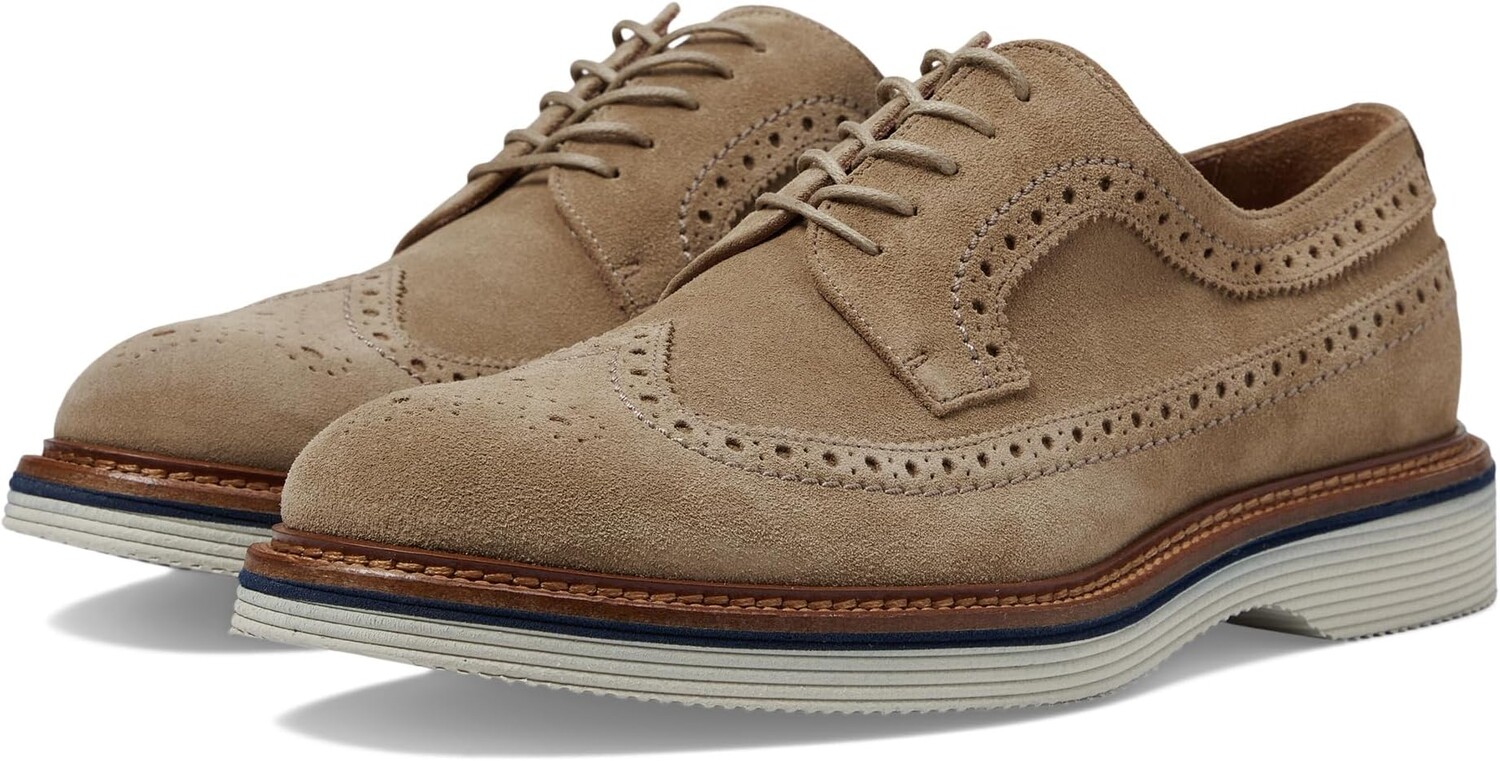 

Оксфорды Johnston & Murphy Collection Jenson Longwing, цвет Taupe Italian Suede