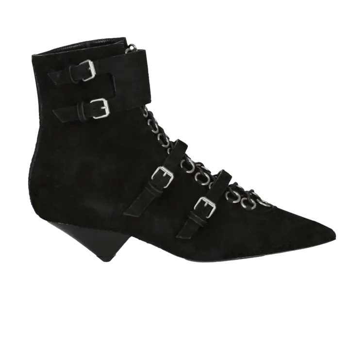 Ботинки Saint Laurent Wmns Blaze Suede Ankle Boot 'Black', черный