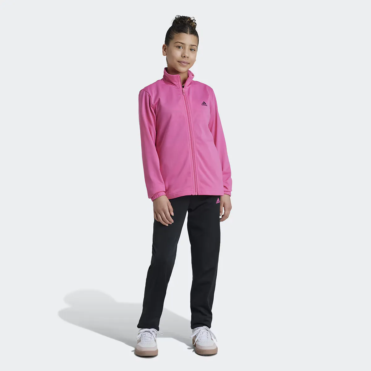 

Спортивный костюм Adidas с большим логотипом Girls' Essentials, цвет Rosa