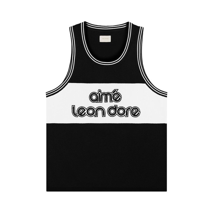 

Джерси Aimé Leon Dore Knit Basketball Jersey Black, черный