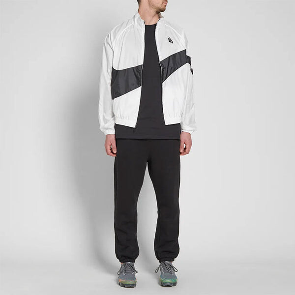 Куртка лабораторная куртка наследия белая большая галочка Nike, черный — фото 2