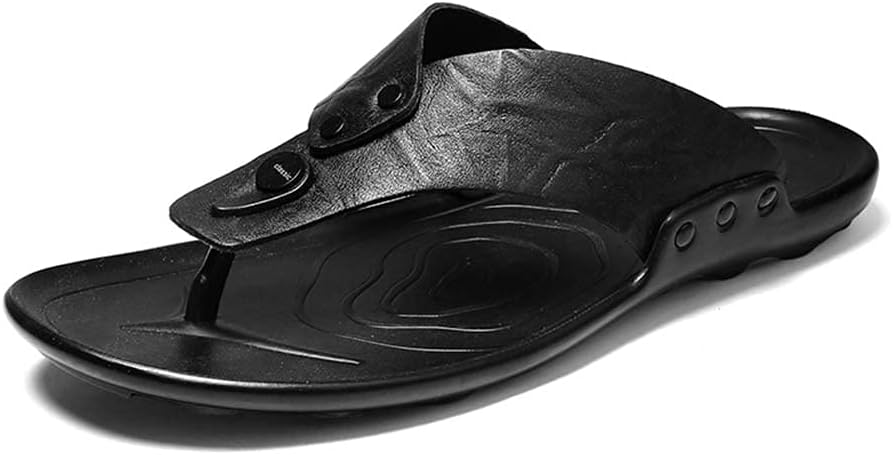 

Сандалии Bitiger для мужчин - модные пляжные шлепанцы, уличная и функциональная обувь для душа, для дома, черный