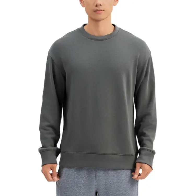 

DECATHLON Толстовка Domyos с круглым вырезом 500 мужская khaki gray