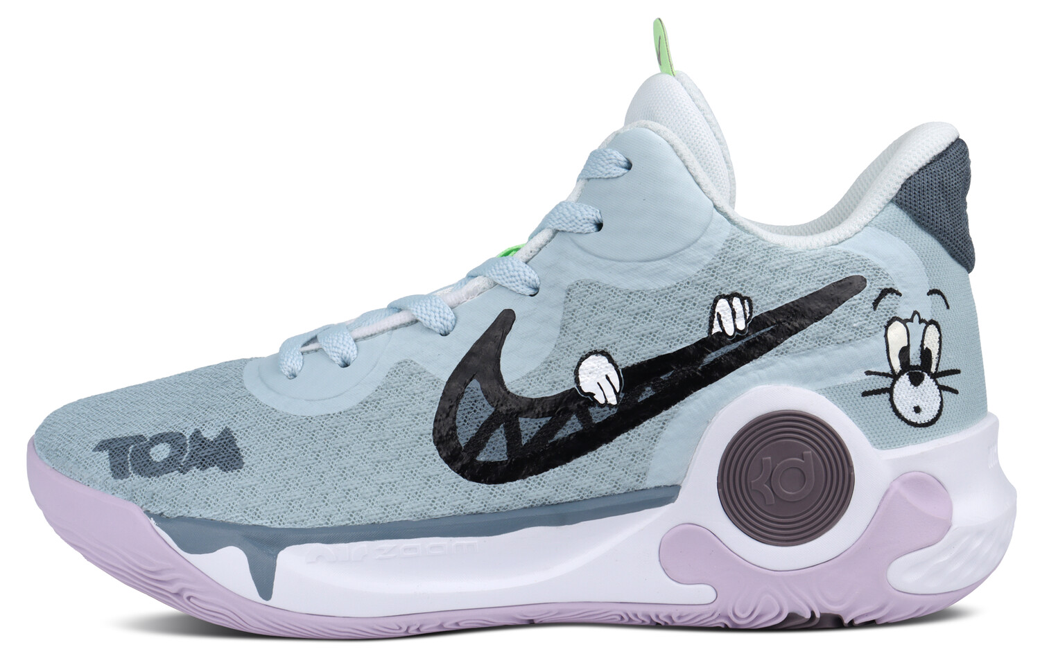 

Кроссовки Nike KD Trey 5 IX Vintage Basketball Shoes Unisex Mid-top Yellow, синий