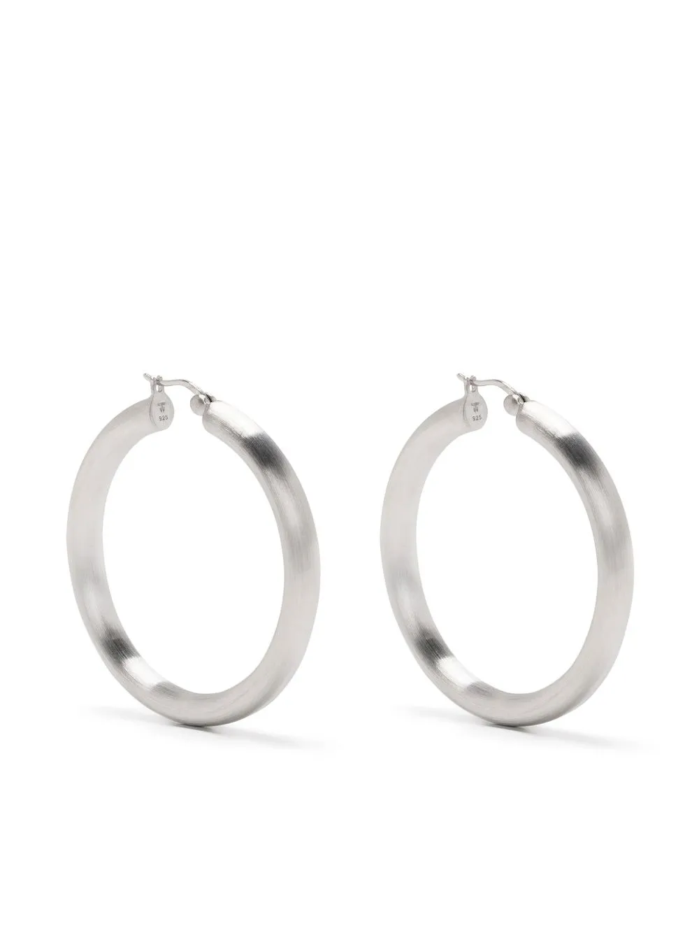 

Серьги-кольца Classic Thick Satin XL Tom Wood, серебяный
