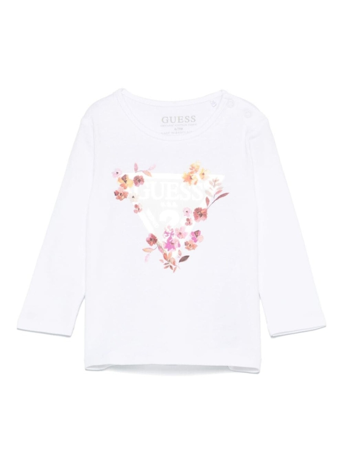 

Guess kids футболка с логотипом, белый