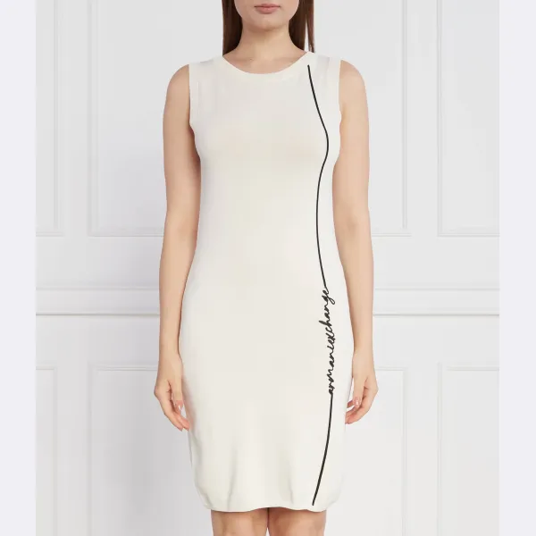 

Платье Armani Exchange, бежевый