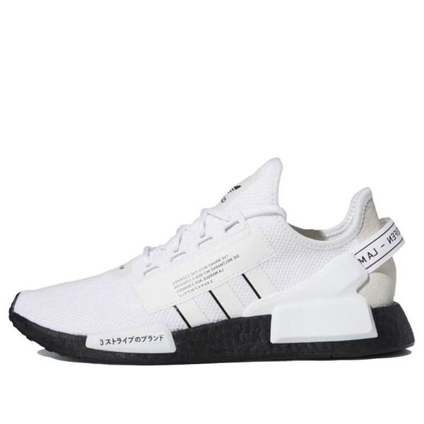 

Кроссовки nmd_r1 v2 'white black' Adidas, белый