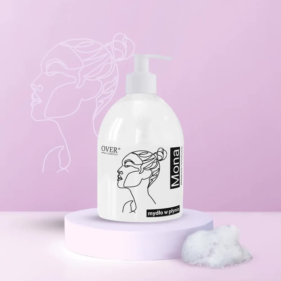 

Over Cosmetics, MONA питательное жидкое мыло, 500 мл