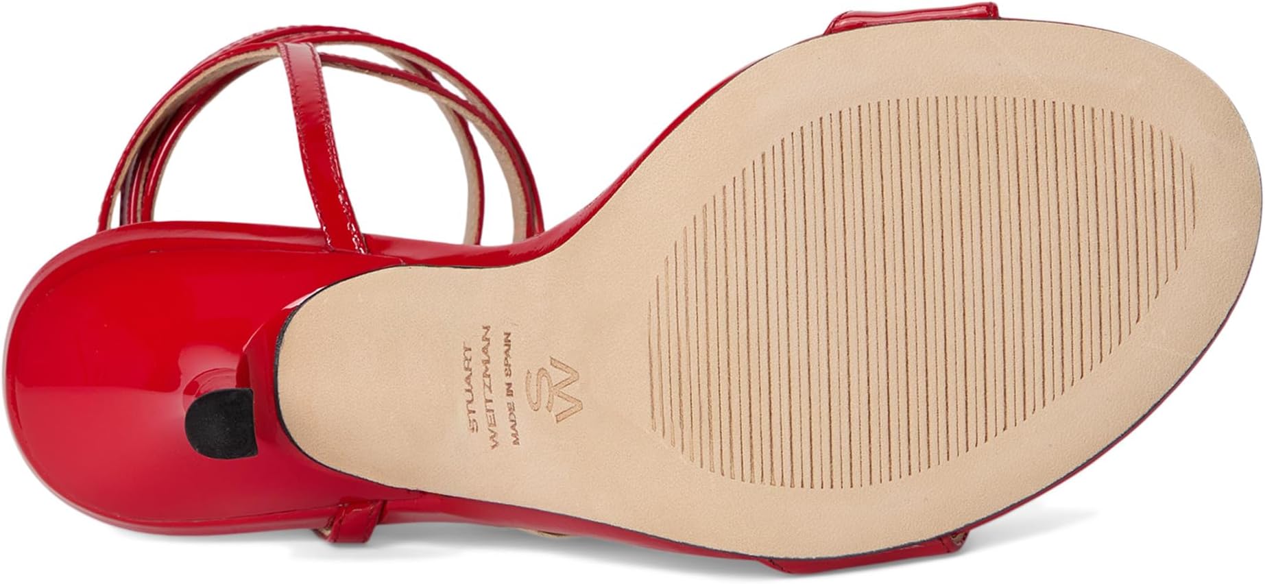 Туфли Stuart Weitzman Nudist Wrap 100, цвет Cherry — фото 3