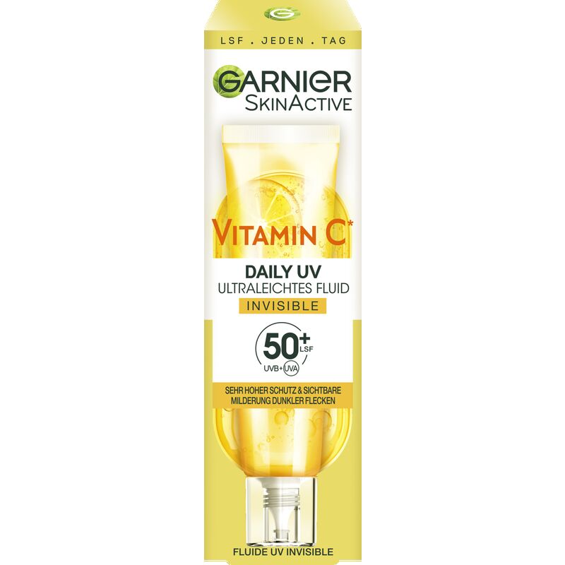 

Невидимый солнцезащитный флюид с витамином С SPF 50+ Garnier, 40 ml