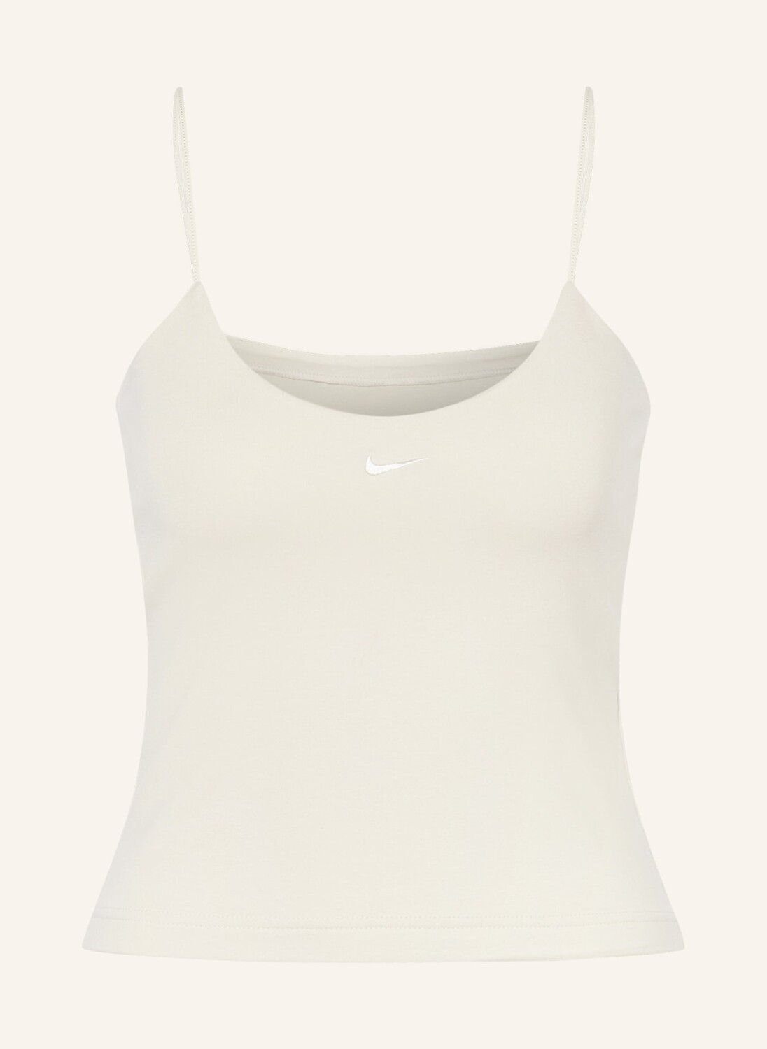 

Укороченный топ Nike, бежевый