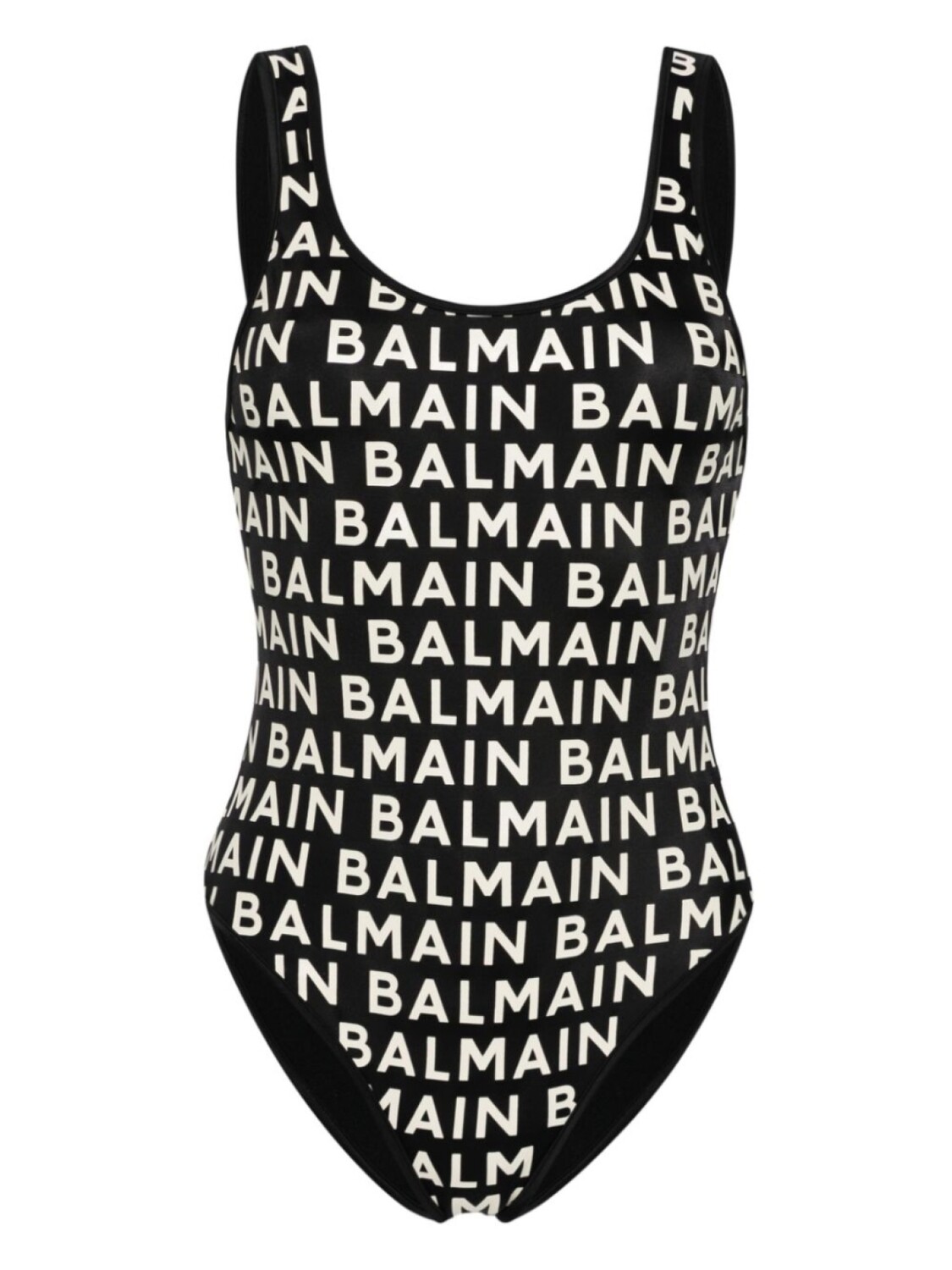 

Balmain купальник с логотипом, черный