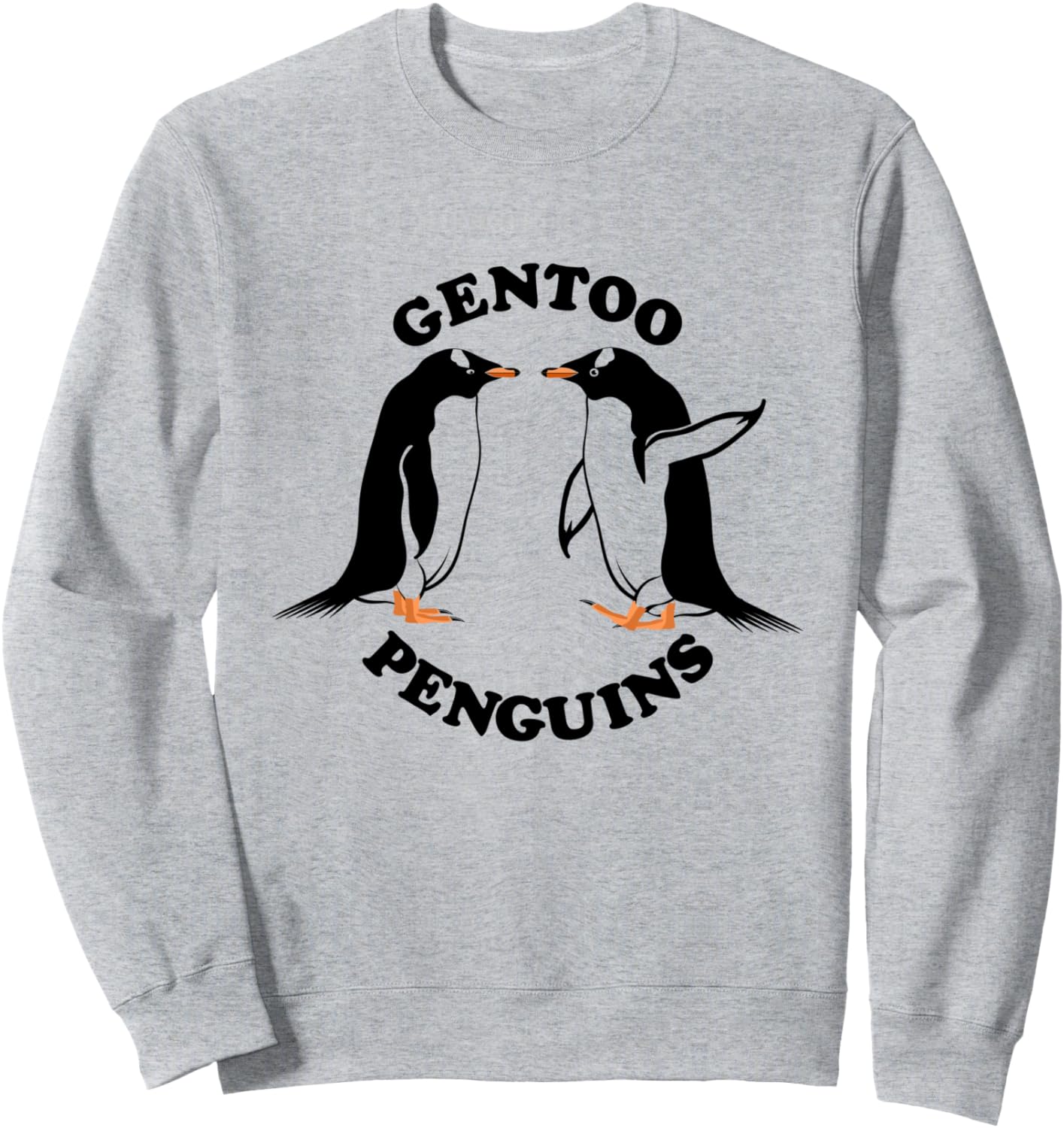 

Толстовка с изображением пингвинов Gentoo Penguins By Mailboxdisco, серый