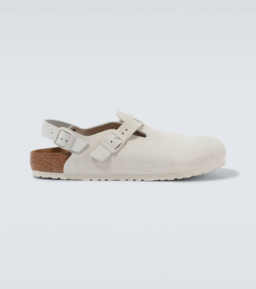 

Токио замшевые слингбэки клоги Birkenstock, Antique White