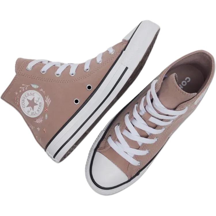 Кроссовки All Star High Top для детей и подростков из хлопка Converse, коричневый — фото 4