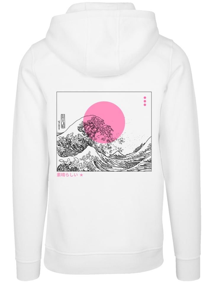 

Толстовка Kanagawa Wave Japan белого цвета F4NT4STIC