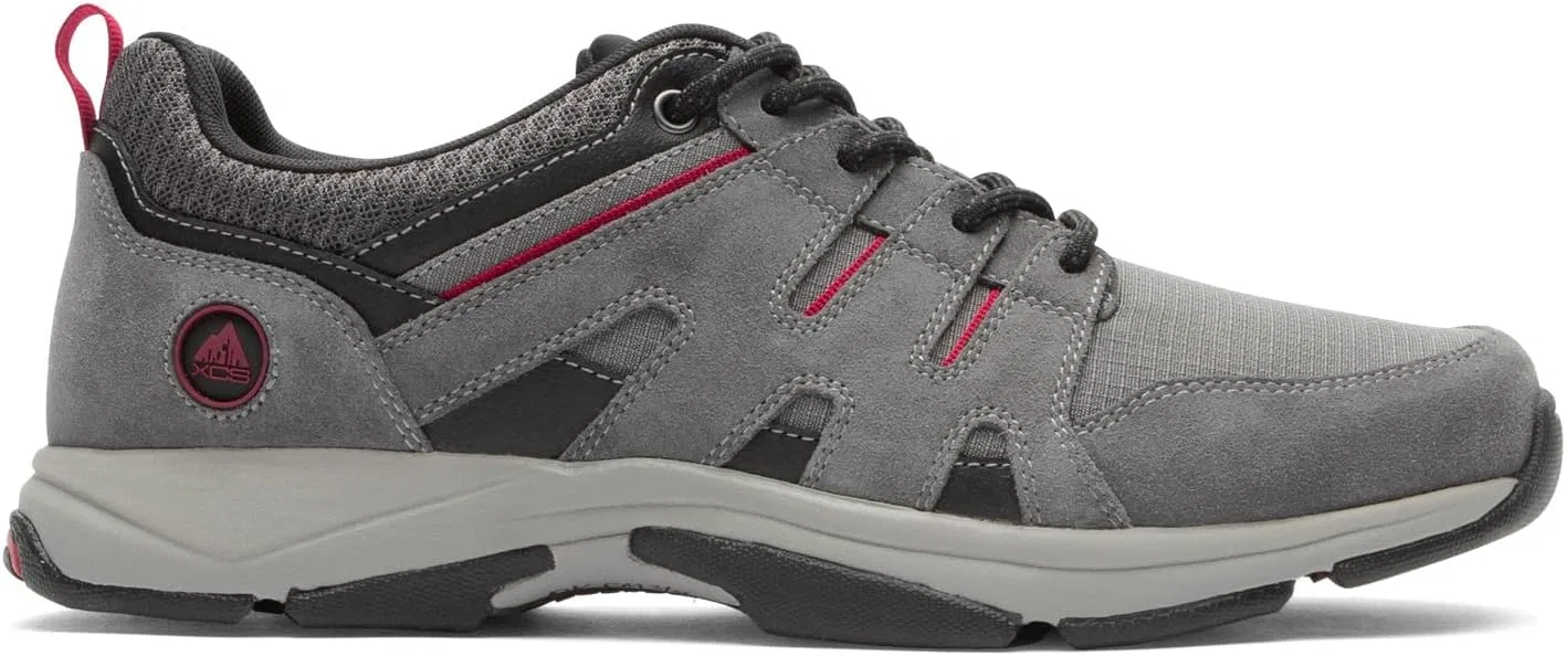 Мужские спортивные кроссовки Rockport Chranson, Steel Grey Ripstop Leather — фото 4