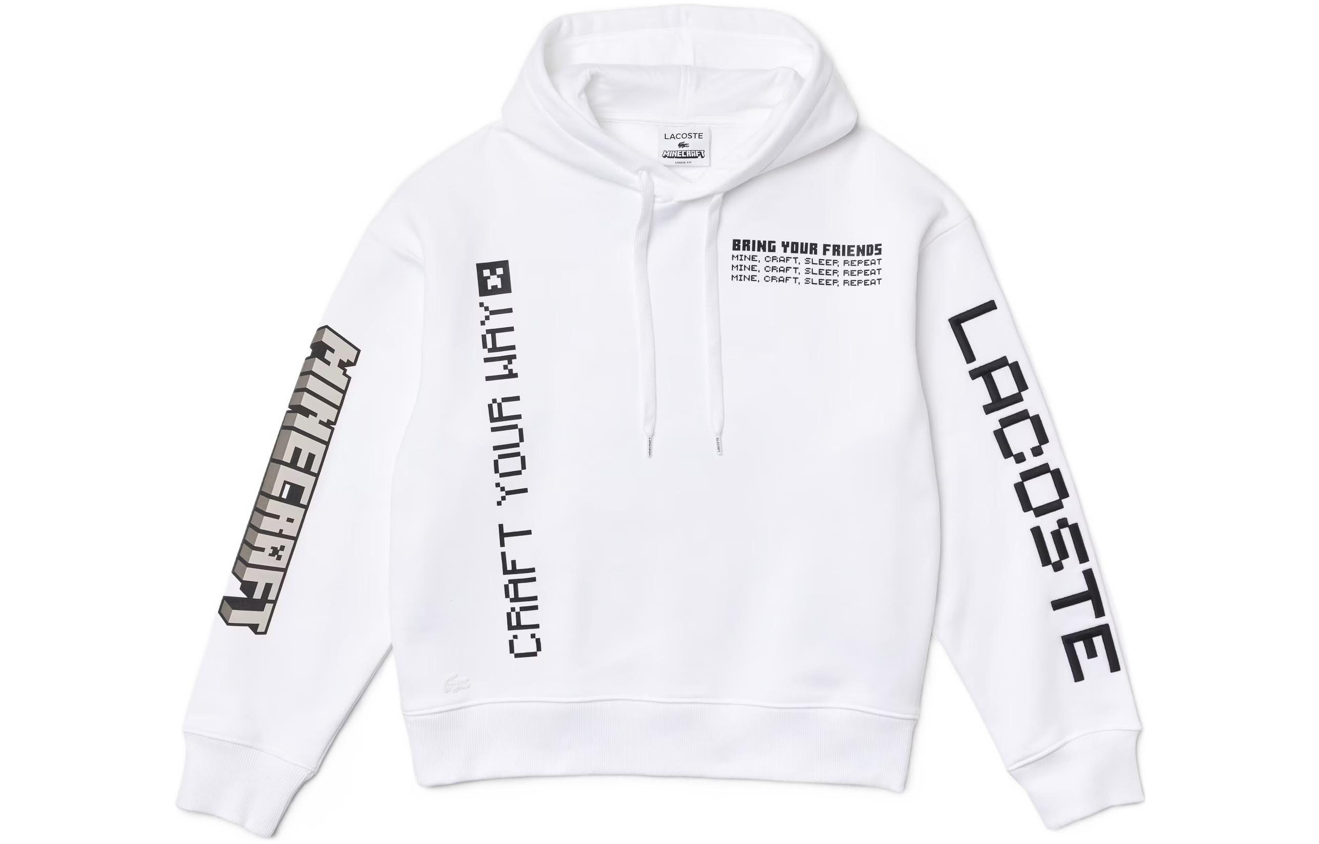 

LACOSTE Белая толстовка для мужчин