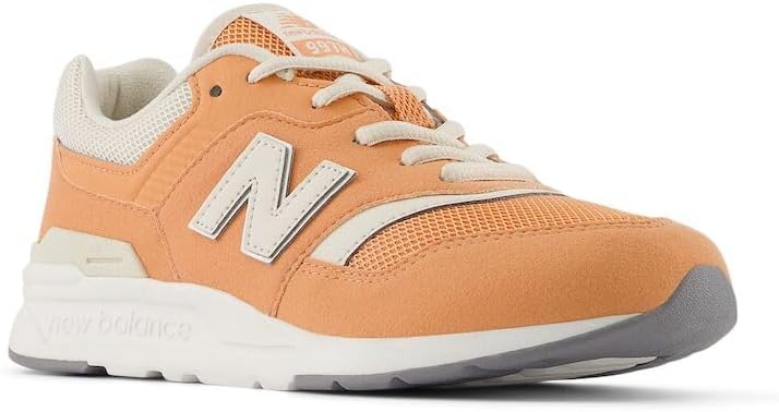 Детские кроссовки New Balance 997h V1 на шнуровке (унисекс), Copper/Linen/Sea Salt — фото 4