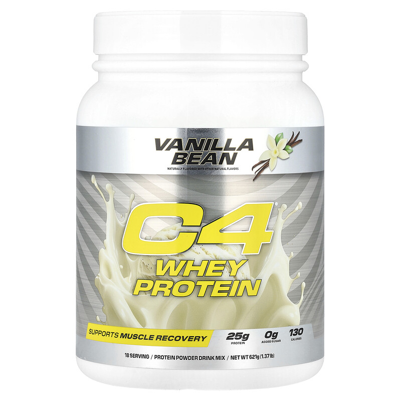 

C4 / Cellucor, Сывороточный протеин C4, ваниль, 624 г (1,37 фунта)