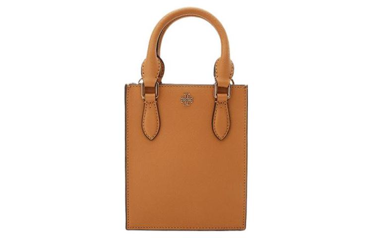 

TORY BURCH Сумка для нот Emerson из кожи, через плечо, мини, женская, бежевого цвета