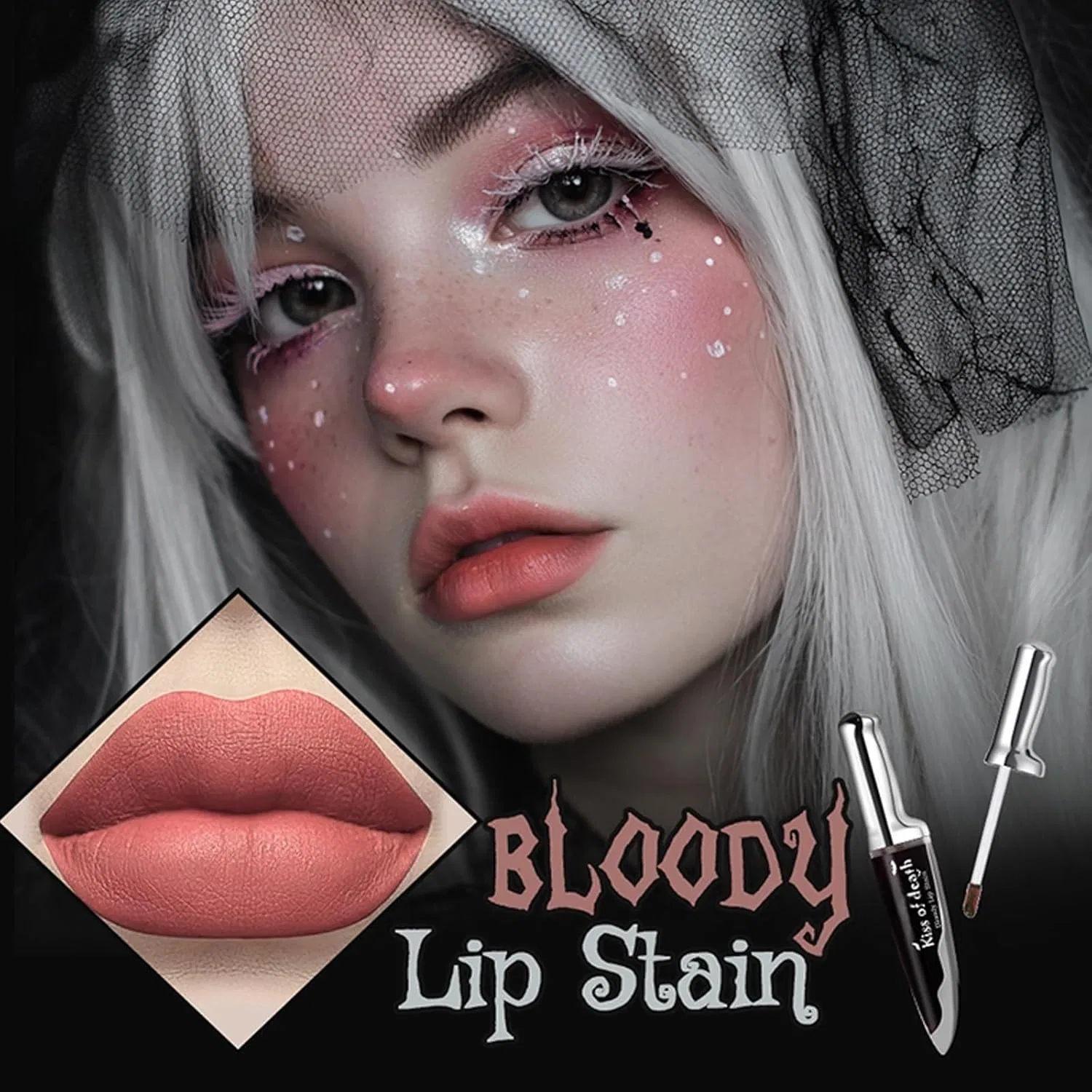 Жидкая помада Smudge Proof Vampy Lipstick SMALLVAST, 5 мл, темно-бордовый — фото 4