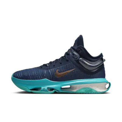 

Кроссовки Nike G.T. Jump 2, цвет Obsidian/Dusty Cactus/Midnight Navy/Metallic Red Bronze