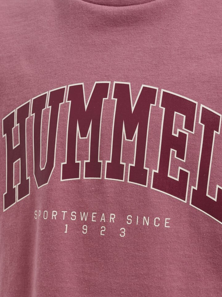 Футболка Hummel T-Shirt S/S Hmlfast Jungen, цвет MESA ROSE — фото 3