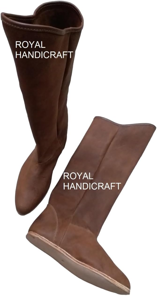 

Высокие кожаные сапоги Rhishoe Roman, пара, без шнурков, initial