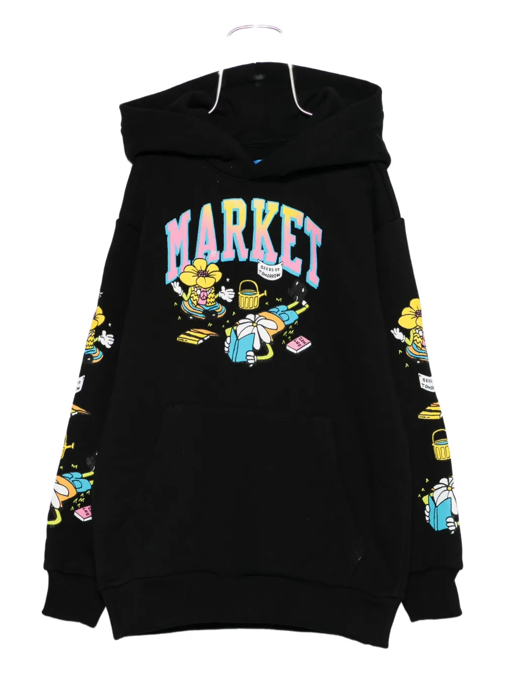 

Толстовка с графическим принтом Market, черный