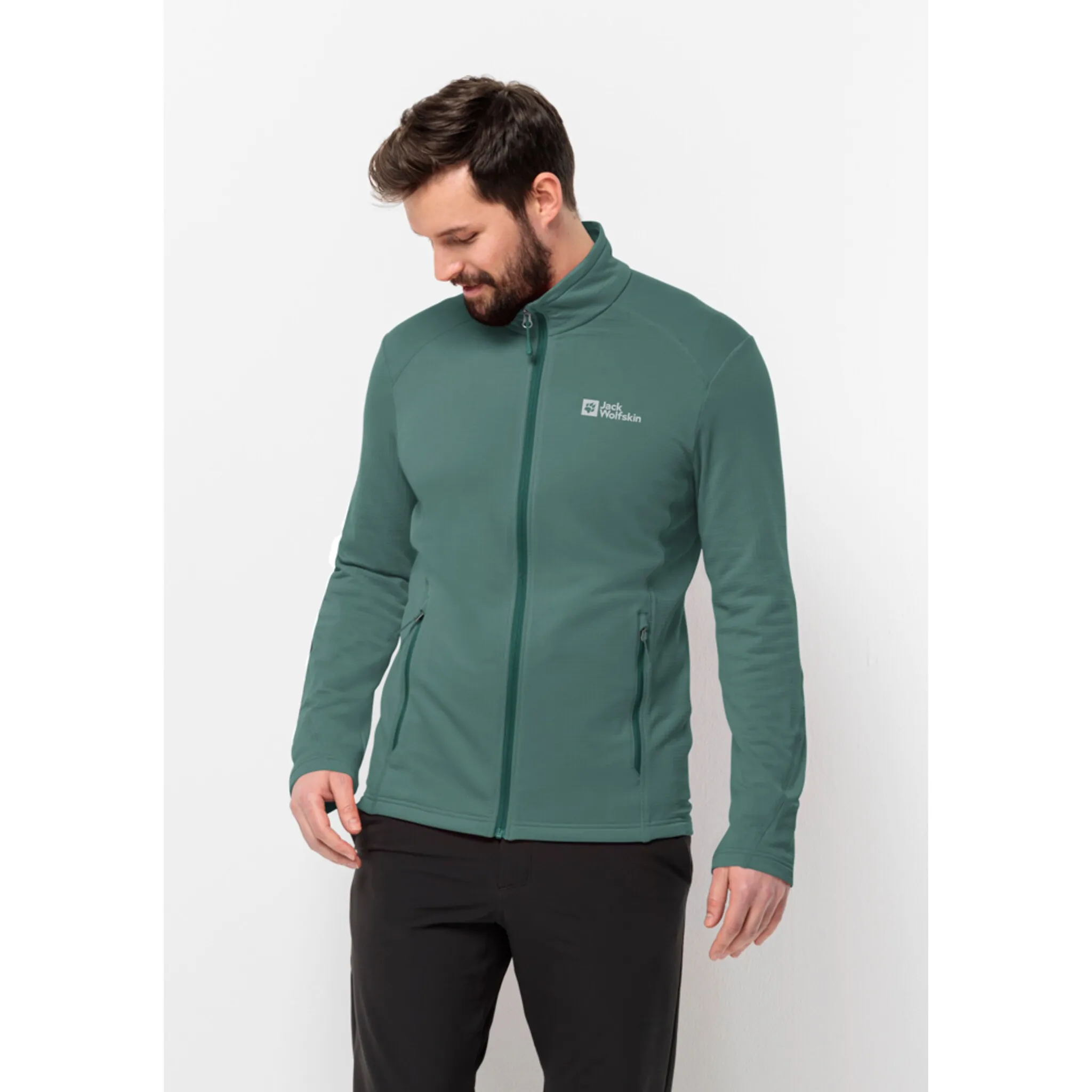 

Флисовая куртка Jack Wolfskin "KOLBENBERG FZ M", зеленый