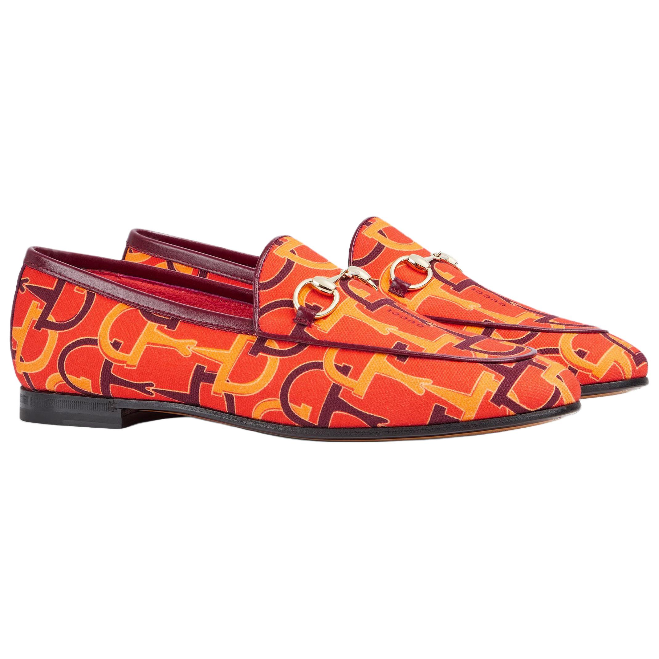 GUCCI Jordaan Casual Shoes, женские, оранжевые — фото 3