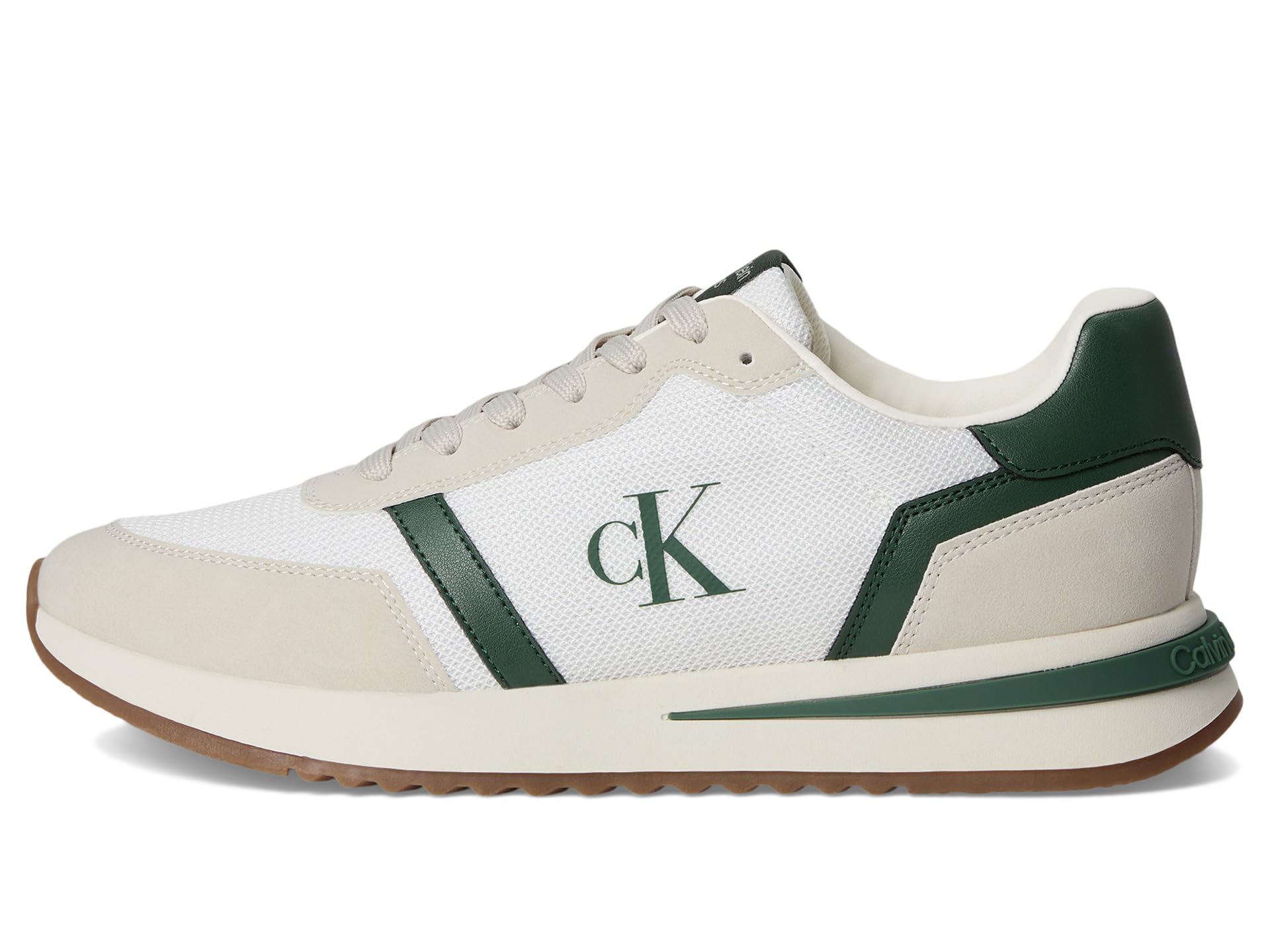 Кроссовки Calvin Klein Picio, цвет White/Dark Green — фото 4