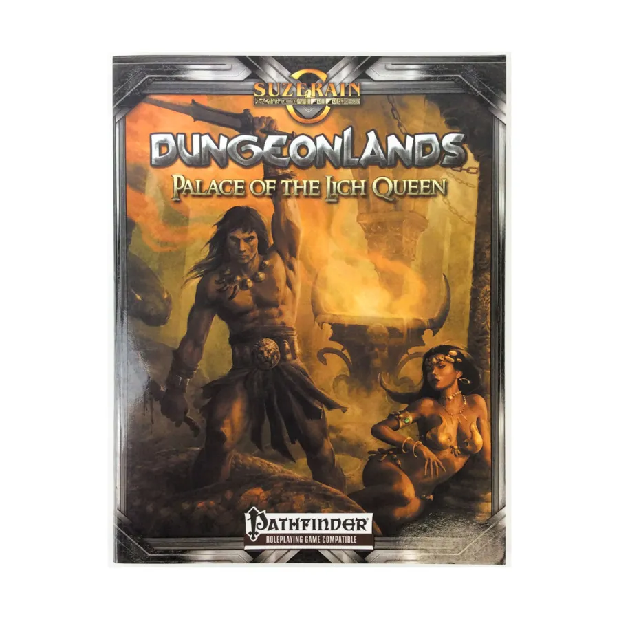 

Palace of the Lich Queen (Pathfinder, Barbarian Cover), Dungeonlands (Savage Mojo), мягкая обложка
