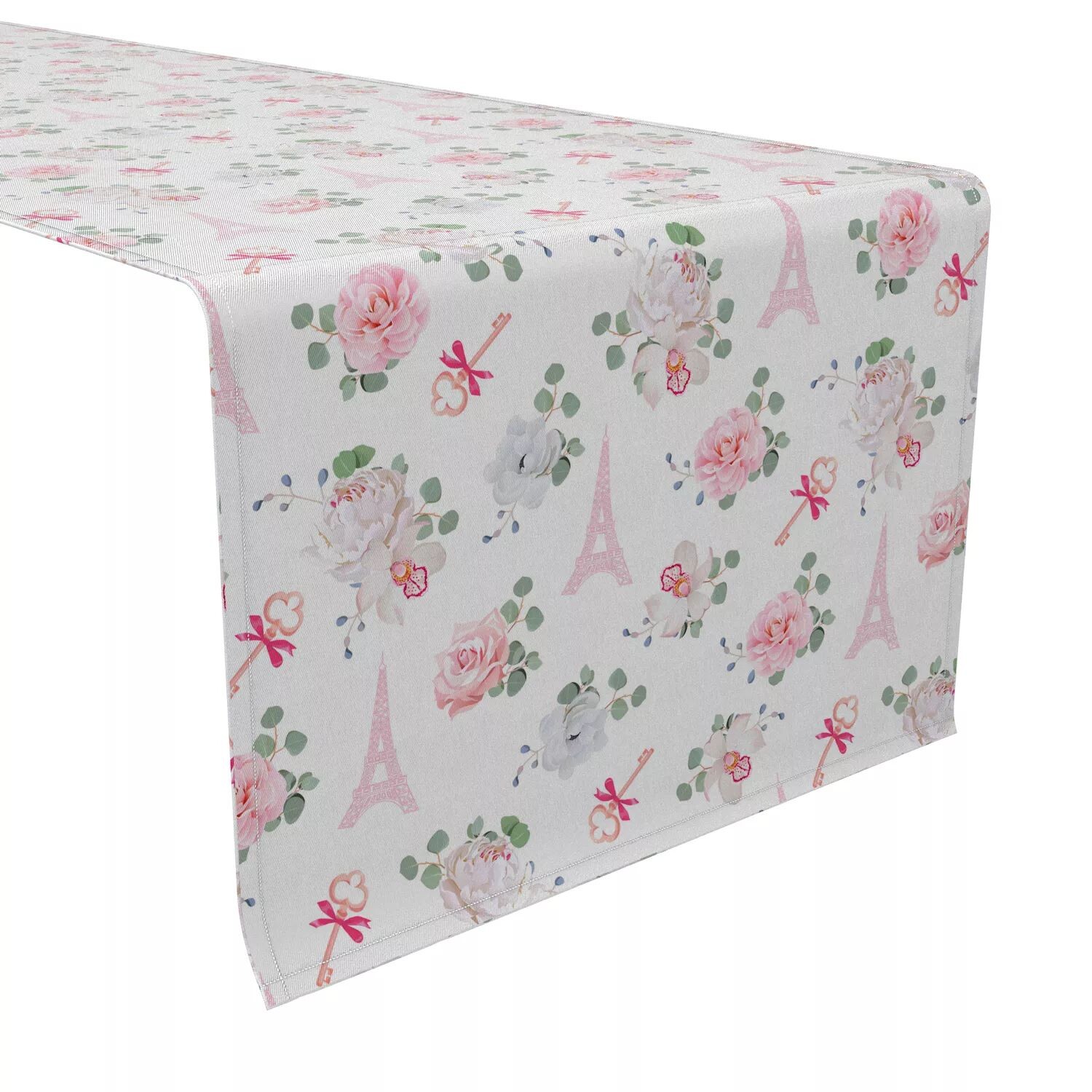 

Дорожка для стола, 100 % хлопок, 16x90 дюймов, Романтический Париж.