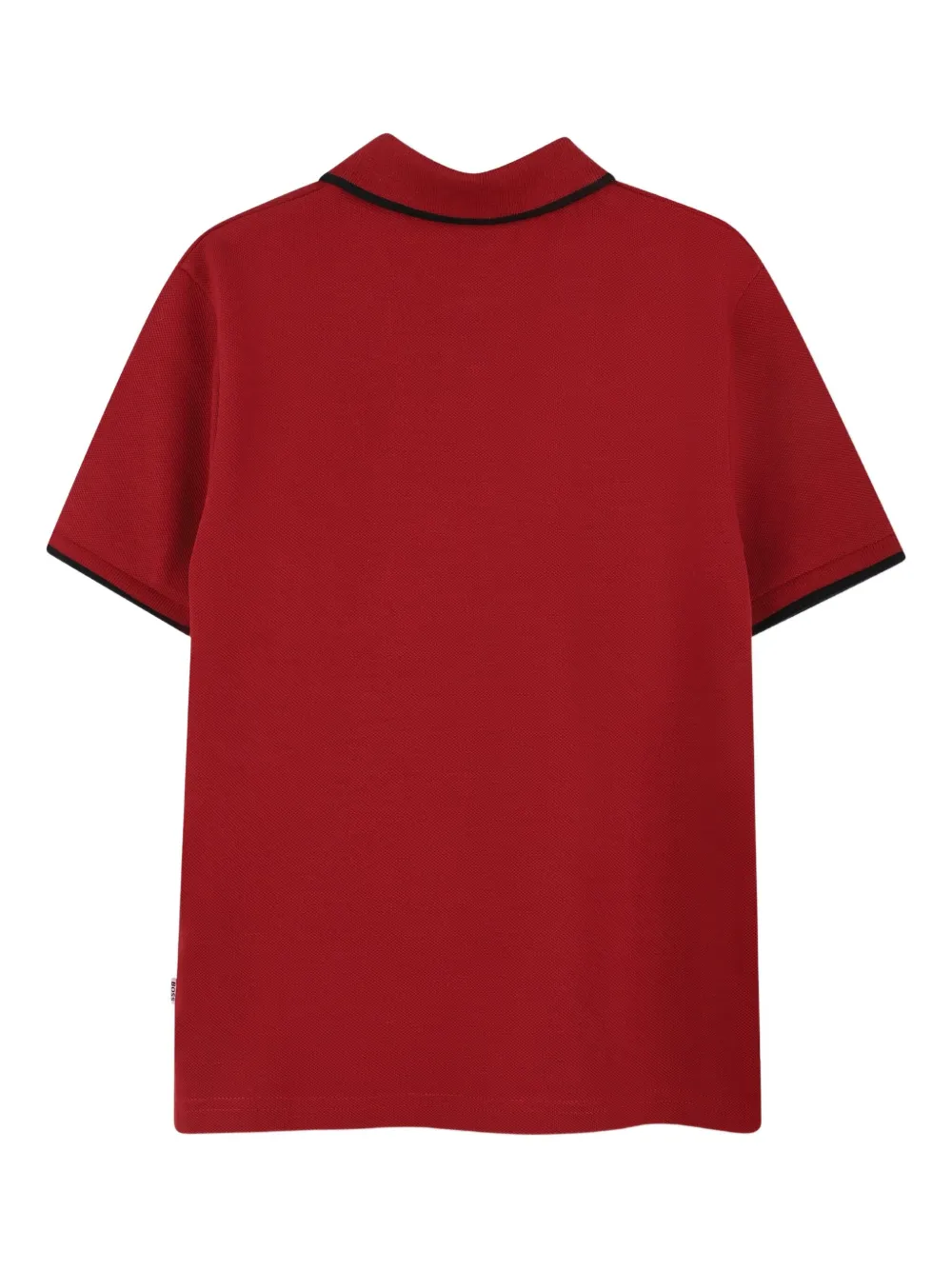 Рубашка поло с короткими рукавами BOSS Kidswear, красный — фото 2