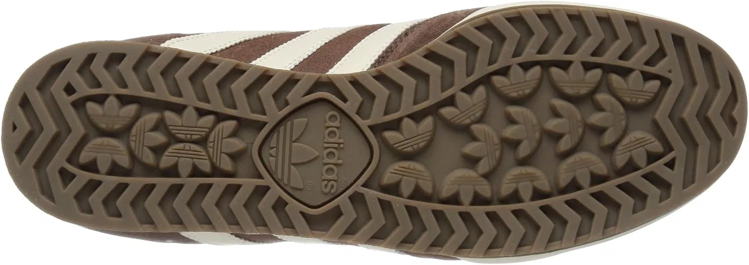 Мужские низкие кроссовки Adidas Beckenbauer, Braun Leather Sue 1 Bliss S13 Gum5 — фото 4