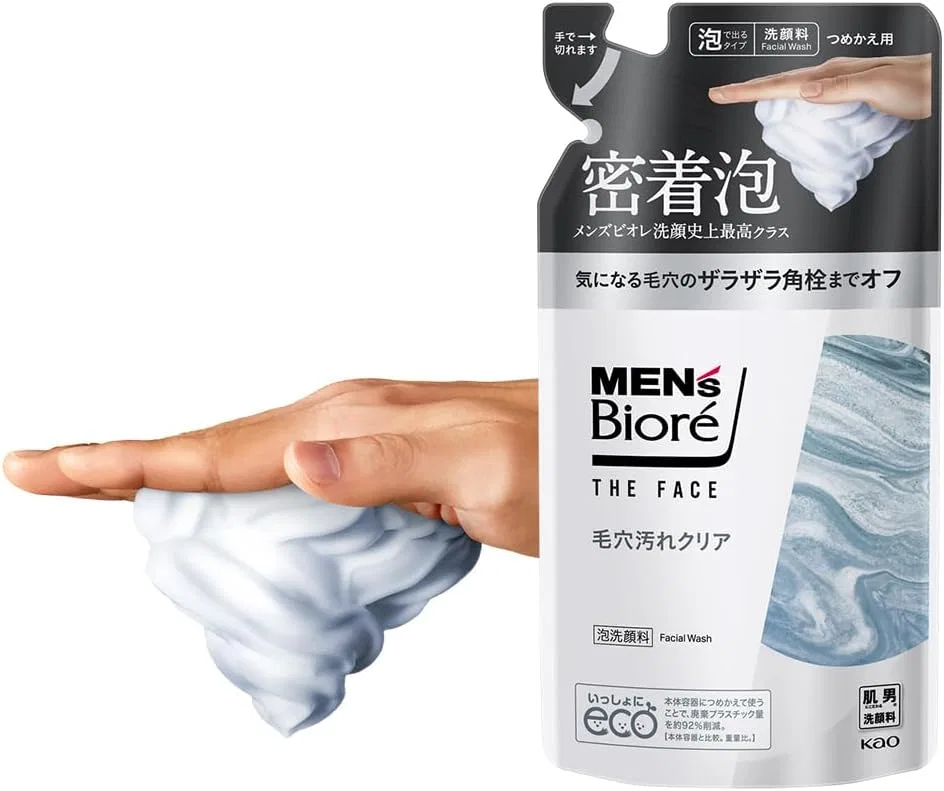 Пенка для умывания Men's Biore — The Face Pore Dirt Clear Foam, 170 мл