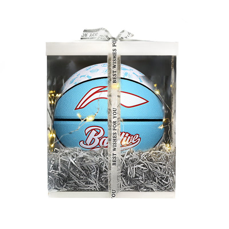 

LINING Микрофибра кожа баскетбольный мяч blue white размер 7 тренировочный unisex