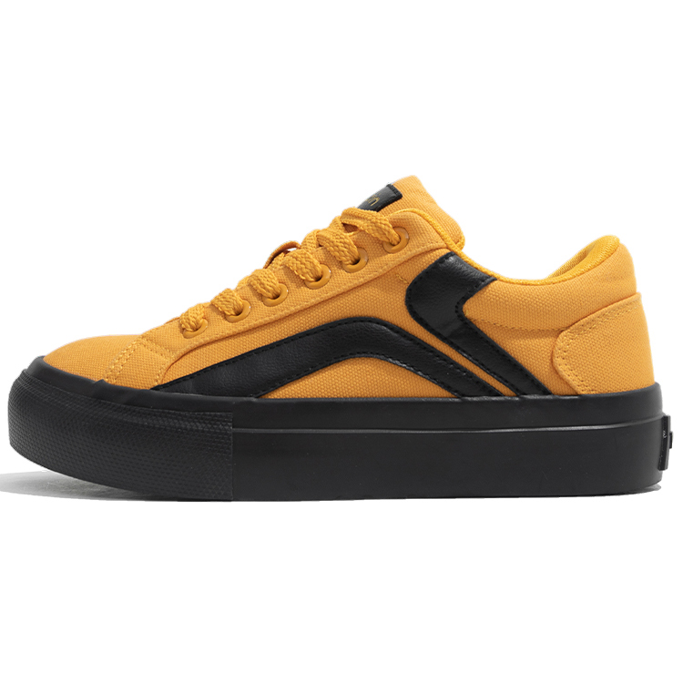 

TUOPIN Кроссовки Pie Shoes Back To School, нескользящие, дышащие, легкие низкие кеды из холста унисекс - винтажный желтый (мужские), цвет Vintage Yellow (Men's)[Regular Fit]