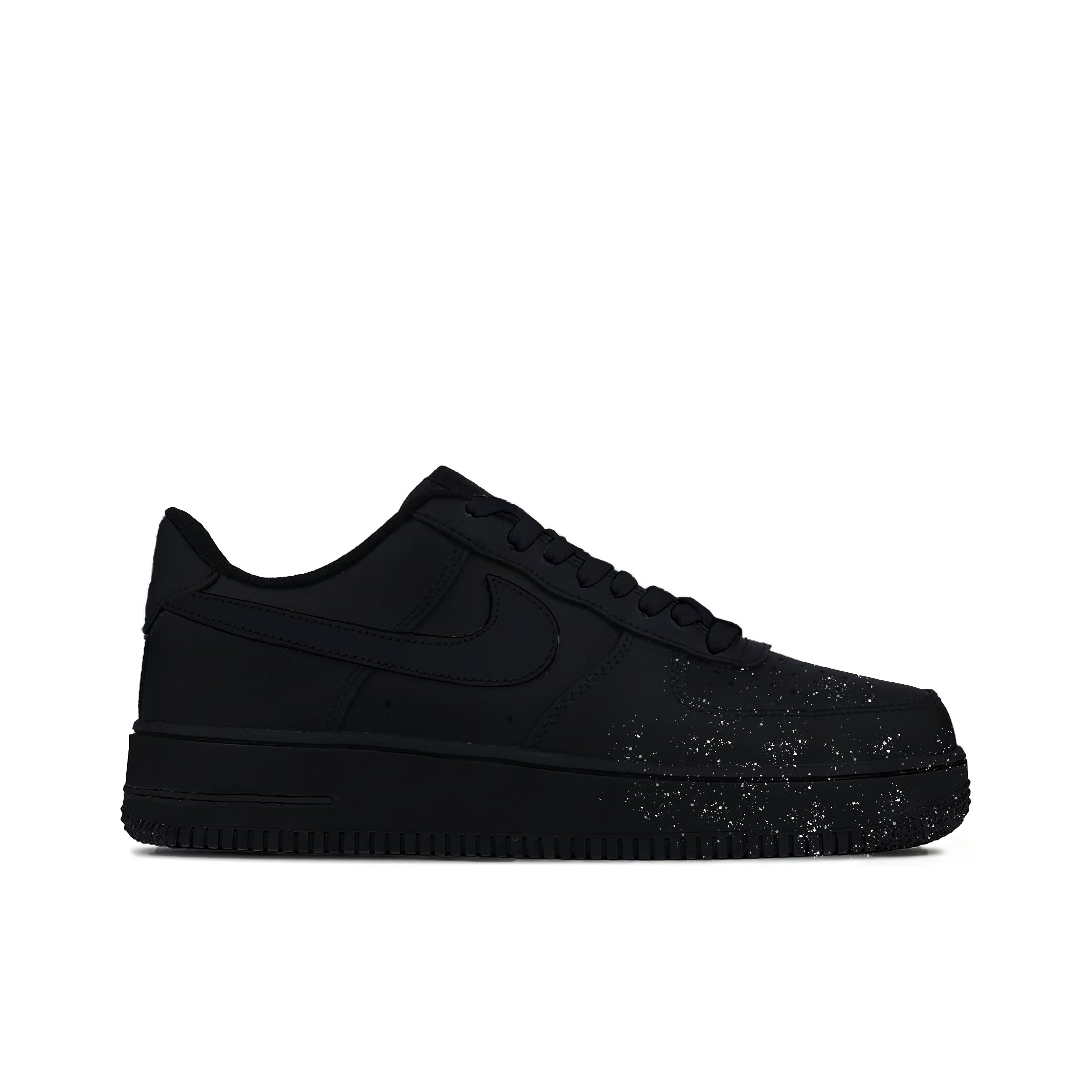 Nike Court Vision Black Knight кожаные устойчивые к истиранию и скольжению низкие кроссовки для скейтбординга Unisex черный белый — фото 3