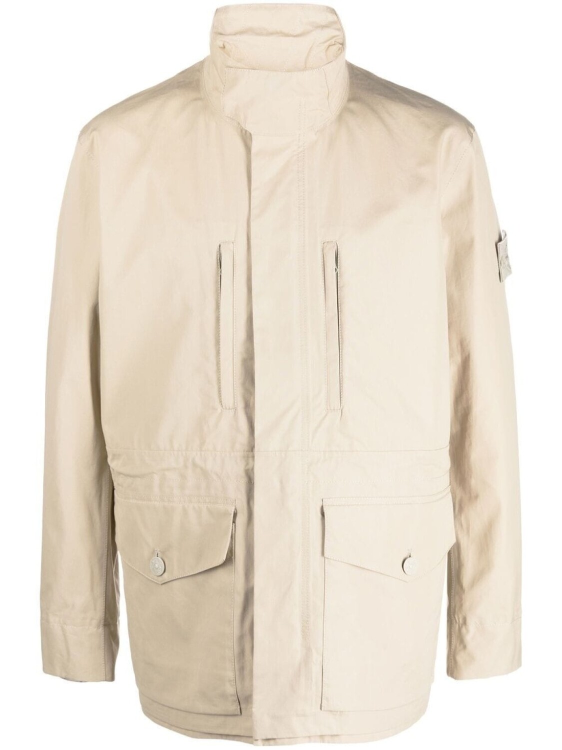 

Stone Island куртка с нашивкой Compass, нейтральный цвет