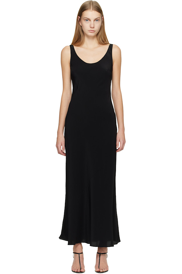 

Платье-Макси с косой талией Matteau, черный
