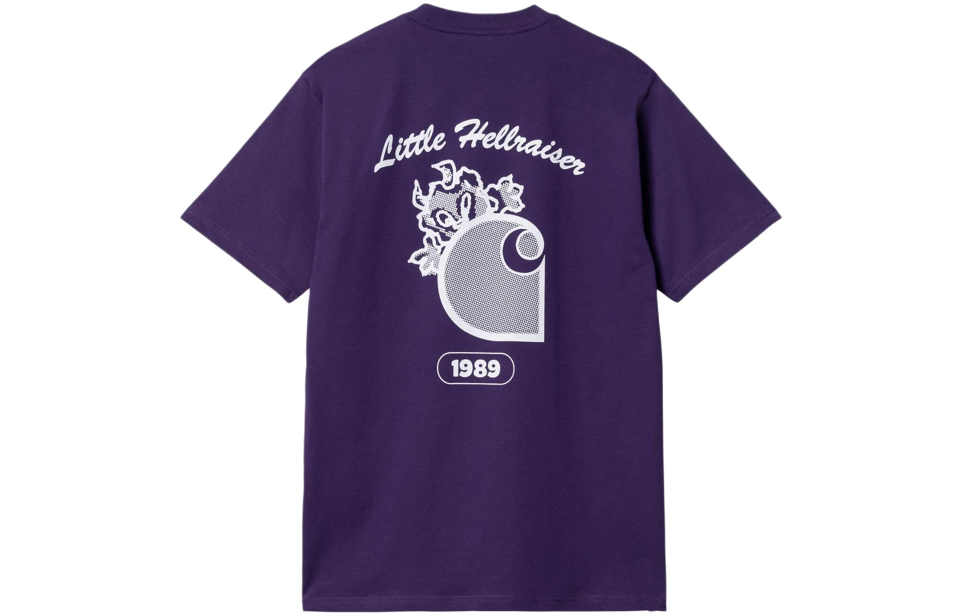 

Carhartt WIP Футболка Little Hellraiser, мужская, Purple, Фиолетовый, Carhartt WIP Футболка Little Hellraiser, мужская, Purple