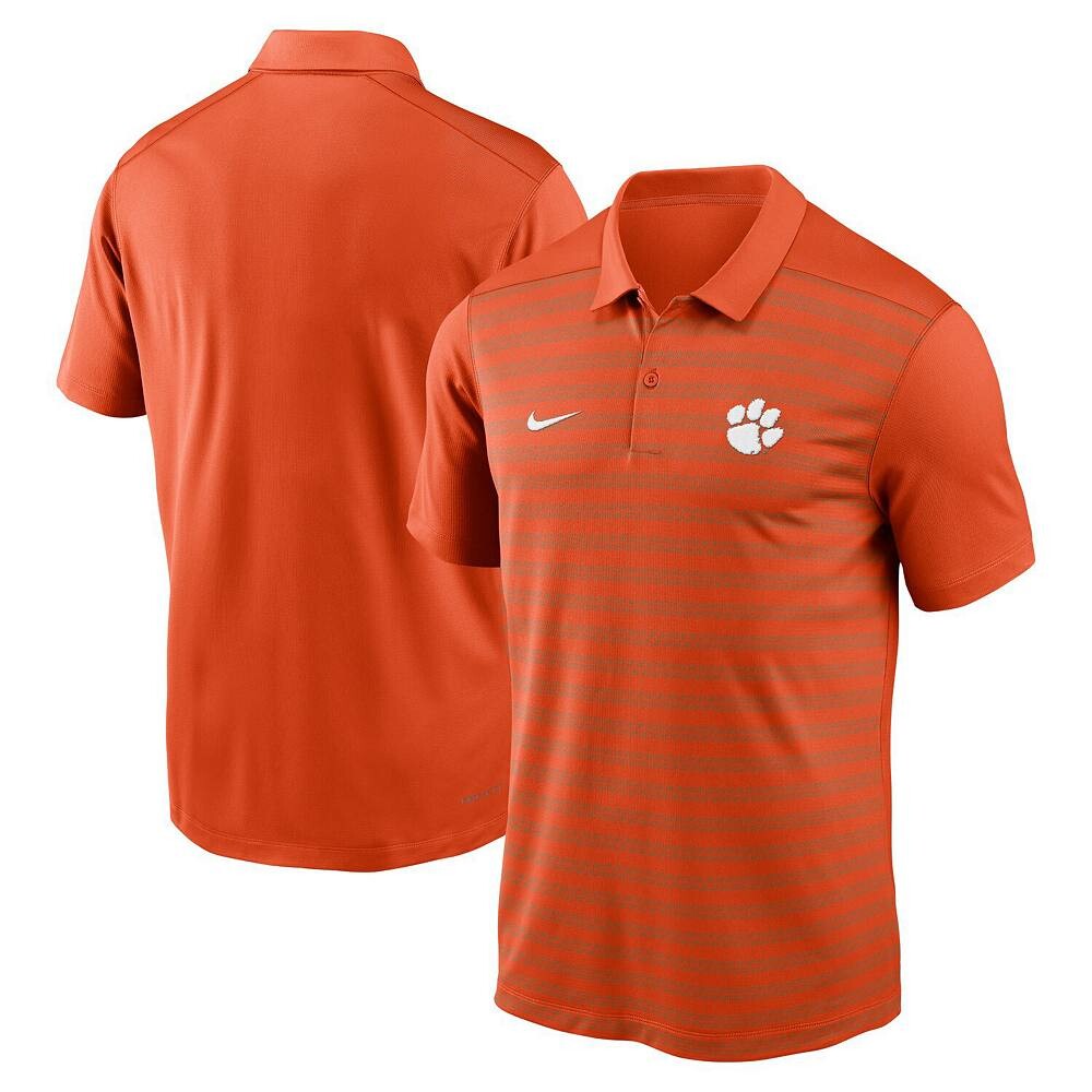 Мужская футболка-поло Nike Orange Clemson Tigers 2024 начала сезона Coaches Sideline Performance, цвет Clm Orange — фото 2