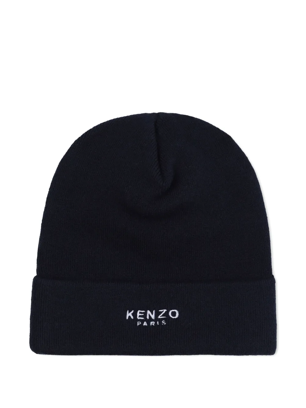 

Шапка бини с вышитым логотипом Kenzo Kids, синий
