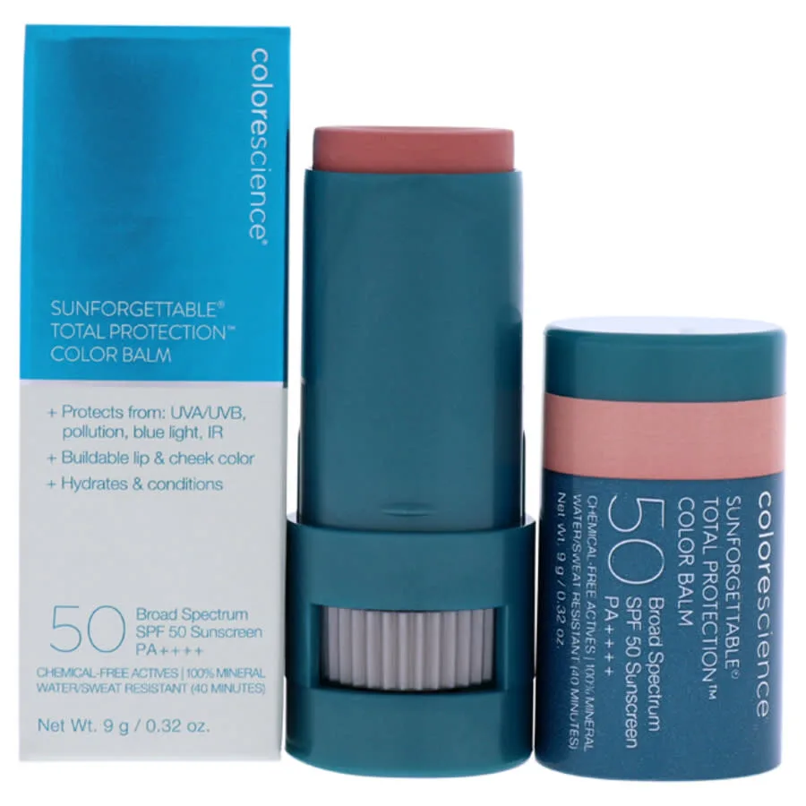 Sunforgettable Total Protection Color Balm SPF 50 - Румянец от Colorescience для женщин - Бальзам для губ 0,32 унции