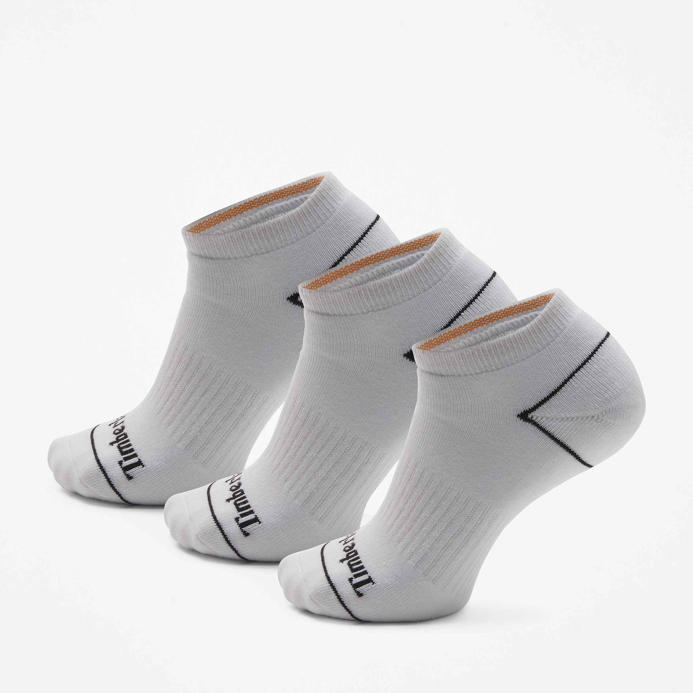 

Носки Bowden 3-Pack Full Cushion No-Show Timberland, белый